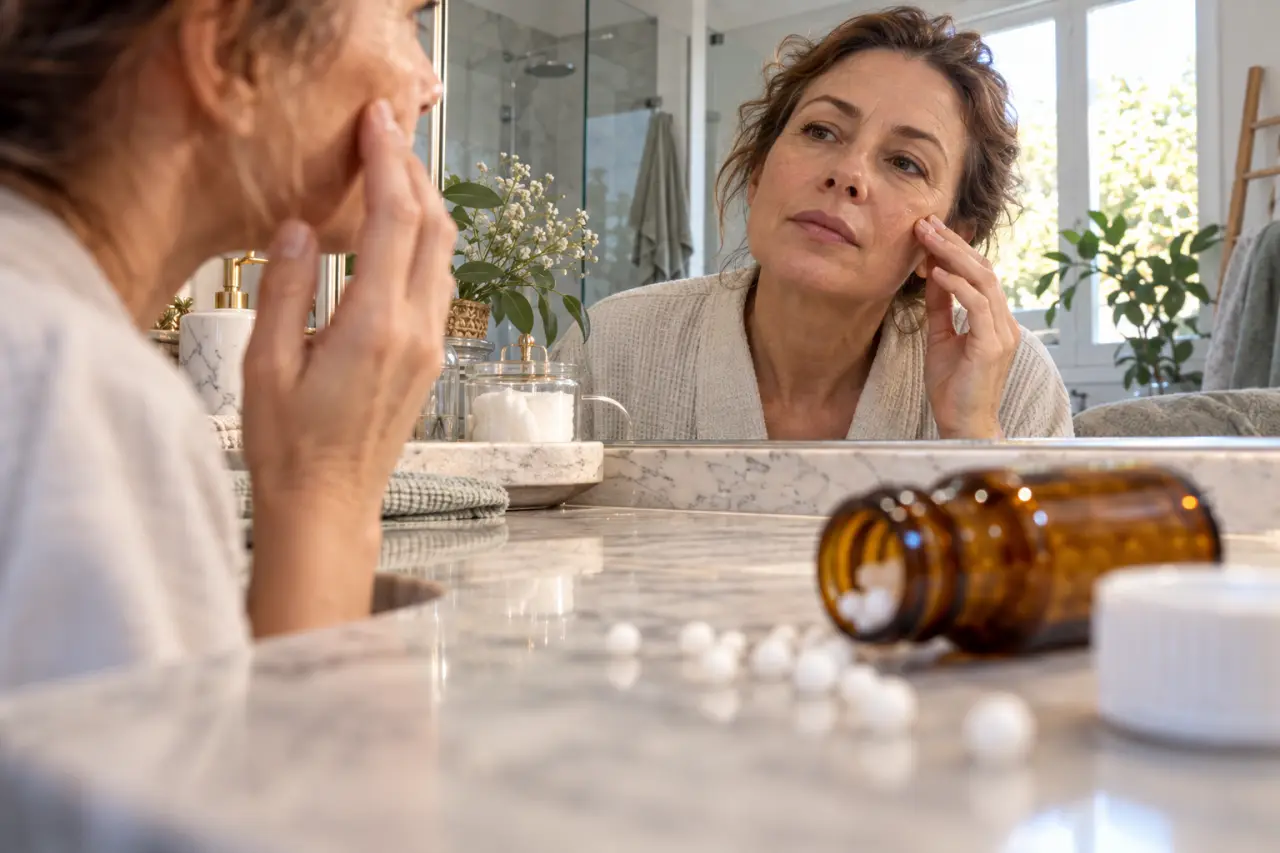 L’homéopathie ne corrige pas les rides du visage à elle seule