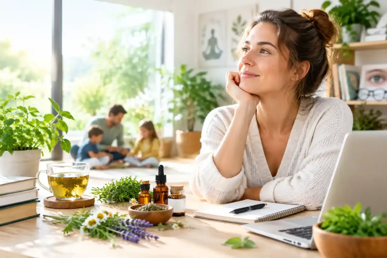 Harmonie naturelle, herbes et éléments de naturopathie au fil des saisons