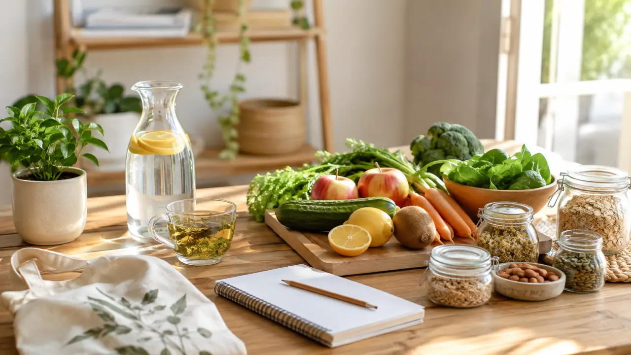 Ambiance douce et naturelle pour débuter la naturopathie à petit budget